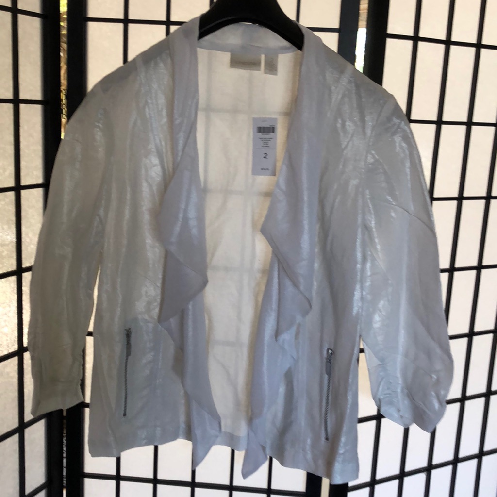 Nwt Chico’s Gorgeous Jacket Super Light Fabric